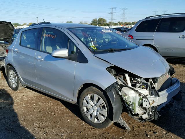 JTDKTUD35CD531252 - 2012 TOYOTA YARIS SILVER photo 1