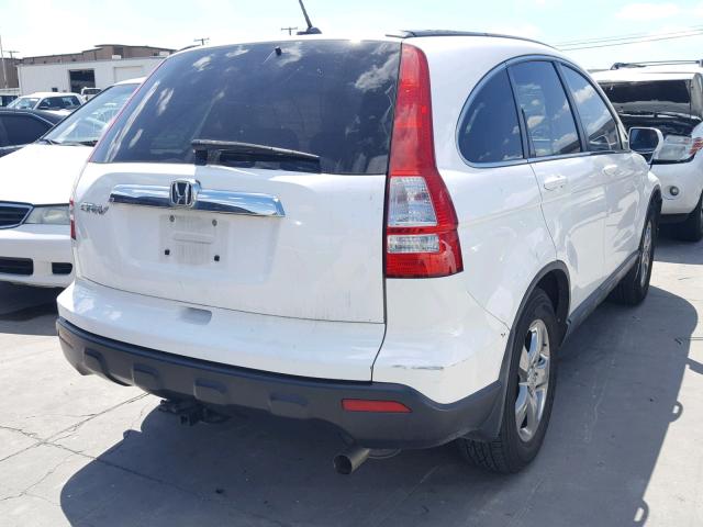 5J6RE38729L010773 - 2009 HONDA CR-V EXL WHITE photo 4