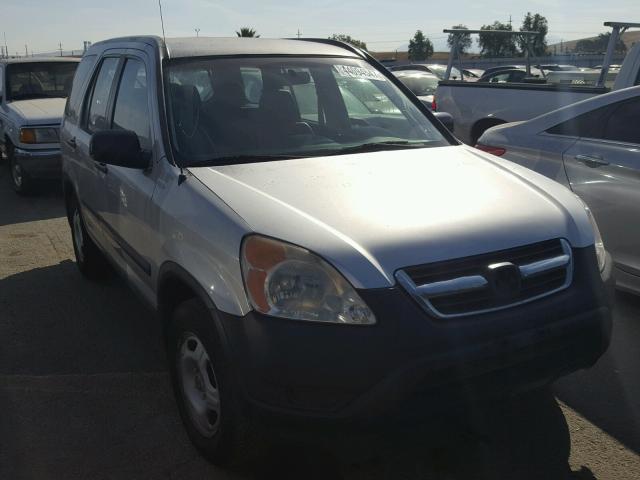 JHLRD68504C024188 - 2004 HONDA CR-V LX SILVER photo 1