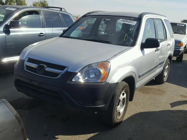 JHLRD68504C024188 - 2004 HONDA CR-V LX SILVER photo 2