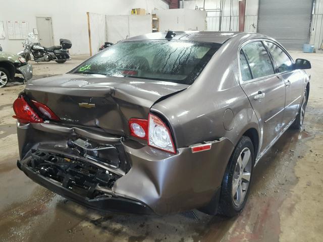 1G1ZC5E04CF210468 - 2012 CHEVROLET MALIBU BROWN photo 4