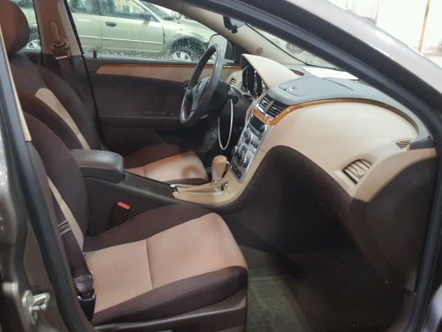 1G1ZC5E04CF210468 - 2012 CHEVROLET MALIBU BROWN photo 5