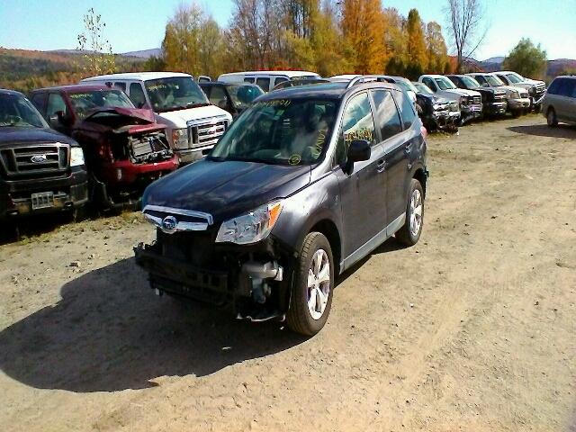 JF2SJAFCXGH448532 - 2016 SUBARU FORESTER 2 GRAY photo 2