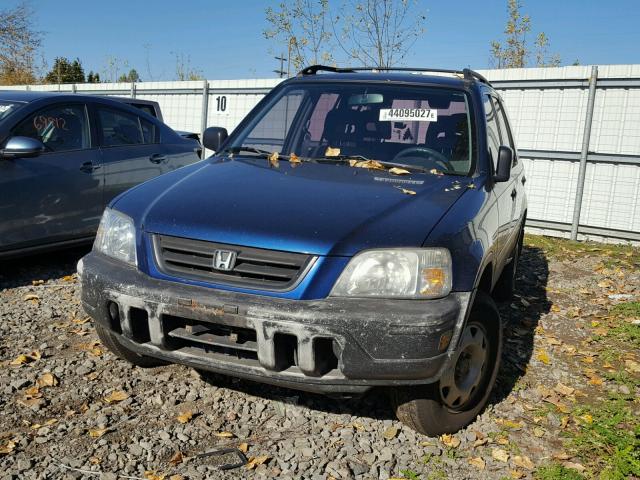 JHLRD1849WC033498 - 1998 HONDA CR-V BLUE photo 2