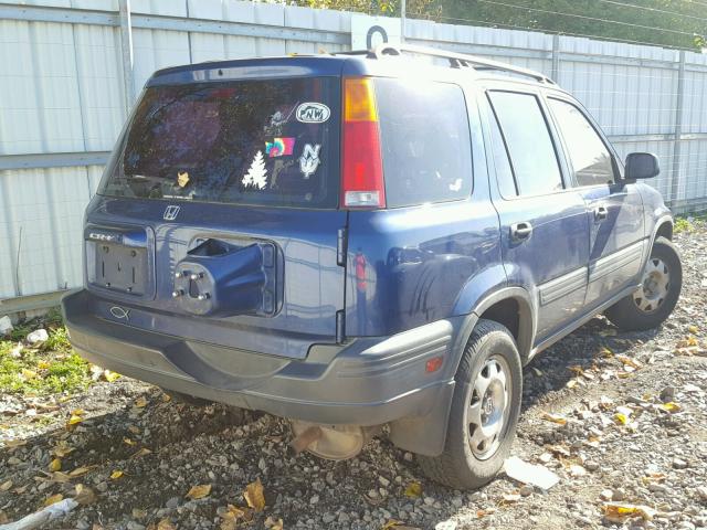 JHLRD1849WC033498 - 1998 HONDA CR-V BLUE photo 4