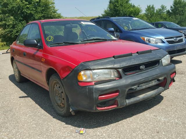 JF1GC4355VH510637 - 1997 SUBARU IMPREZA L RED photo 1