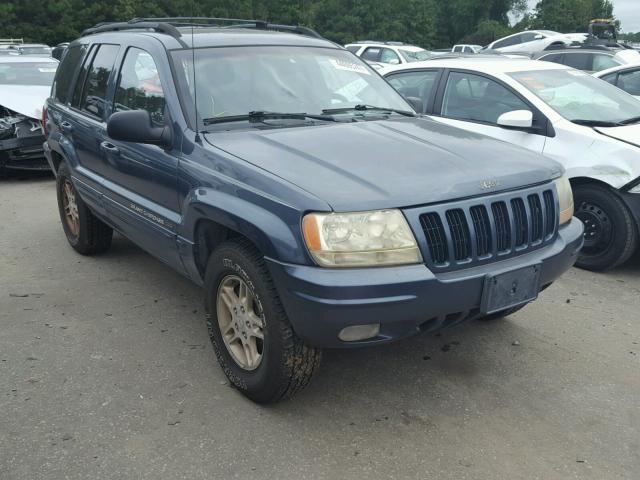 1J4GW58NXYC423442 - 2000 JEEP GRAND CHER BLUE photo 1