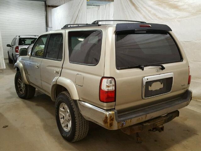 JT3HN86R820388787 - 2002 TOYOTA 4RUNNER GOLD photo 3