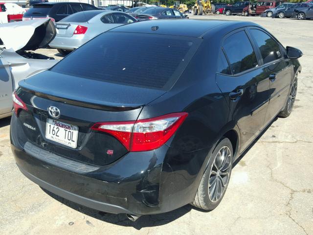 5YFBURHE0EP095853 - 2014 TOYOTA COROLLA L BLACK photo 4