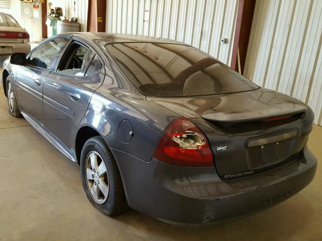 2G2WP552X81119868 - 2008 PONTIAC GRAND PRIX GRAY photo 3