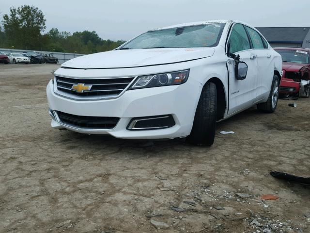 2G1115SL9E9258335 - 2014 CHEVROLET IMPALA LT WHITE photo 2