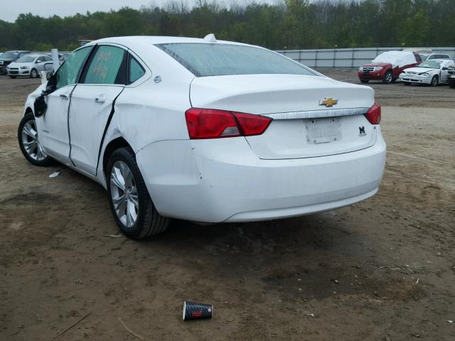 2G1115SL9E9258335 - 2014 CHEVROLET IMPALA LT WHITE photo 3