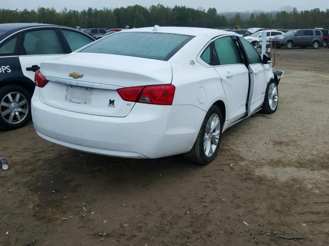 2G1115SL9E9258335 - 2014 CHEVROLET IMPALA LT WHITE photo 4