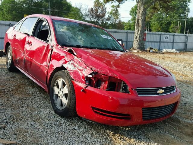 2G1WT57K291144603 - 2009 CHEVROLET IMPALA 1LT RED photo 1