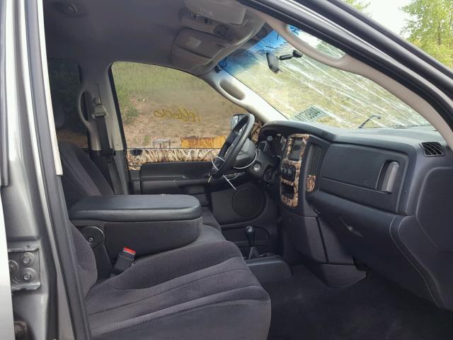 3D7KS28D25G840649 - 2005 DODGE RAM 2500 S ნაცრისფერი ფოტო 5