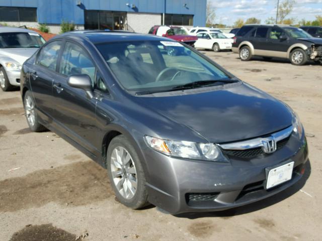 2HGFA1F83AH513588 - 2010 HONDA CIVIC EX GRAY photo 1