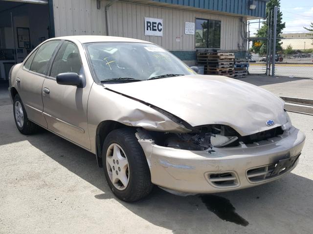 1G1JC524017135960 - 2001 CHEVROLET CAVALIER B GOLD photo 1