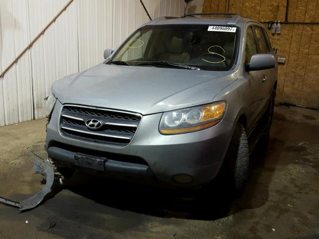 5NMSH73E99H264266 - 2009 HYUNDAI SANTA FE S GRAY photo 2