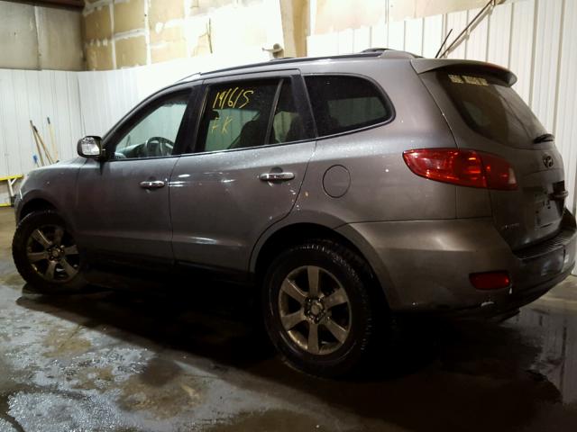 5NMSH73E99H264266 - 2009 HYUNDAI SANTA FE S GRAY photo 3