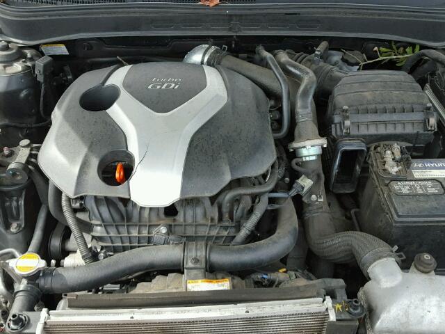 5NPEC4AB1BH224713 - 2011 HYUNDAI SONATA SE შავი ფოტო 7