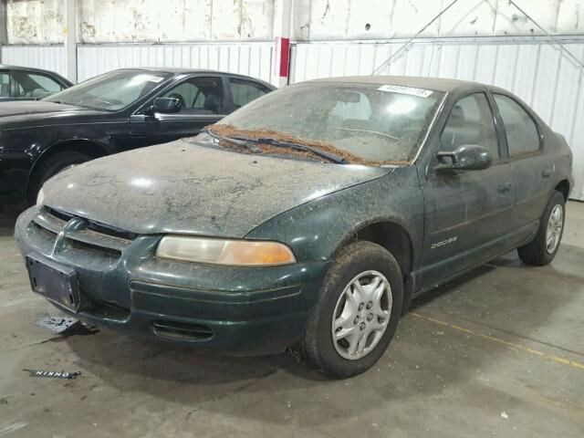 1B3EJ46X2XN575214 - 1999 DODGE STRATUS GREEN photo 2