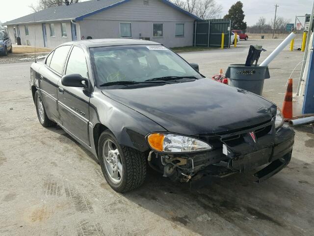 1G2NW52E32M539612 - 2002 PONTIAC GRAND AM G BLACK photo 1