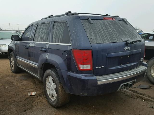 1J8HR58255C635533 - 2005 JEEP GRAND CHER BLUE photo 3