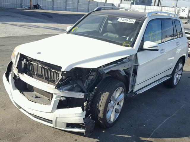 WDCGG8HB2AF278566 - 2010 MERCEDES-BENZ GLK 350 4M WHITE photo 9