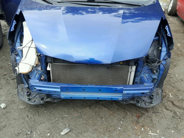 JHMGE8H45AS024448 - 2010 HONDA FIT BLUE photo 9