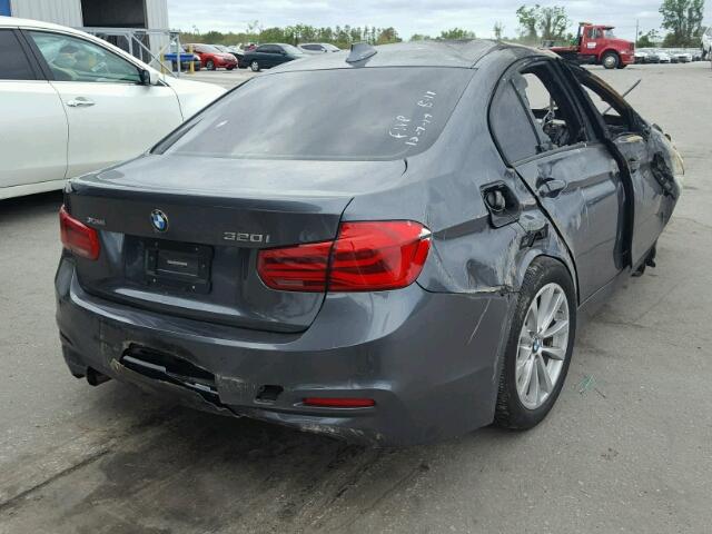 WBA8E5G52GNU19285 - 2016 BMW 320 XI GRAY photo 4