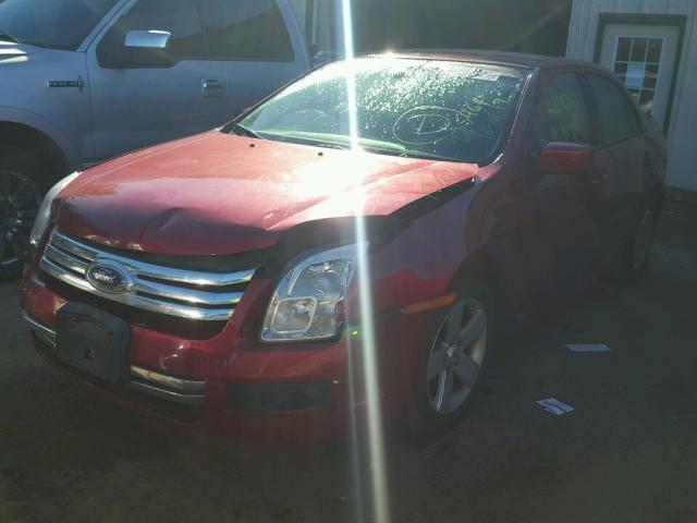 3FAHP07147R280759 - 2007 FORD FUSION SE RED photo 2