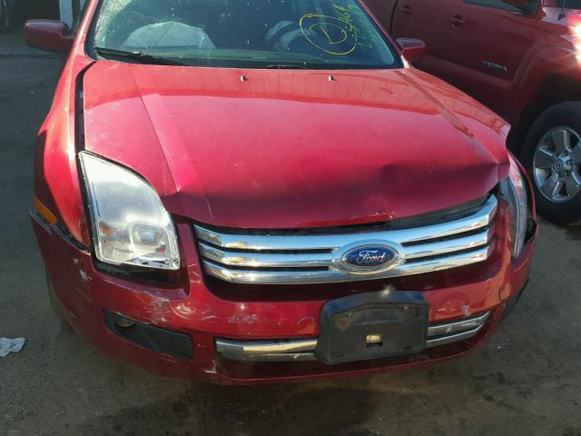 3FAHP07147R280759 - 2007 FORD FUSION SE RED photo 9