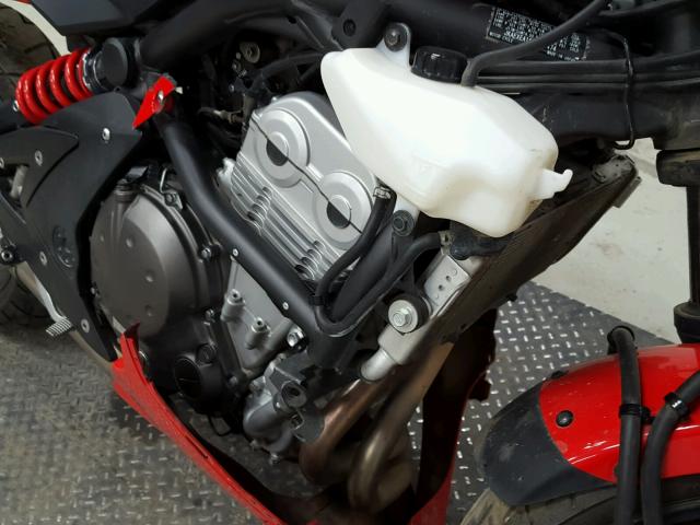 JKAEXEA168A036474 - 2008 KAWASAKI EX650 RED photo 19