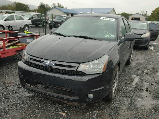 1FAHP3GN9BW111167 - 2011 FORD FOCUS SES BLACK photo 2