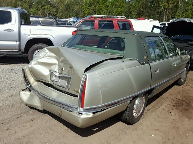 1G6KD52Y0TU284789 - 1996 CADILLAC DEVILLE GREEN photo 4