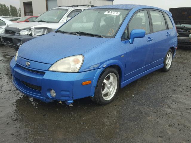 JS2RD61H945250693 - 2004 SUZUKI AERIO BLUE photo 2