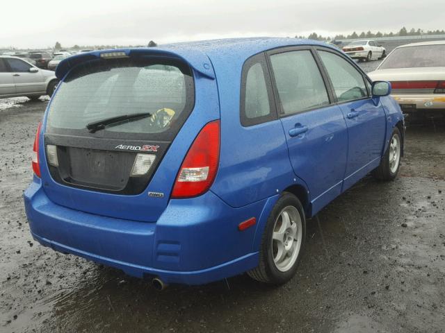 JS2RD61H945250693 - 2004 SUZUKI AERIO BLUE photo 4