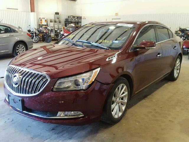 1G4GB5G33FF183465 - 2015 BUICK LACROSSE MAROON photo 2