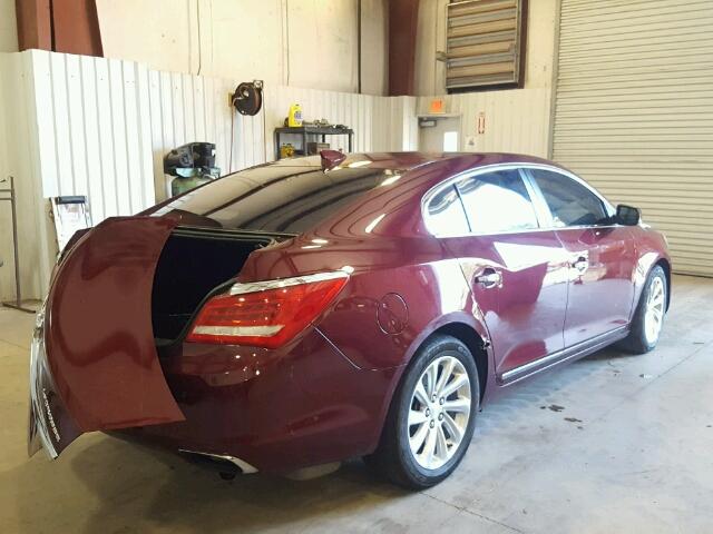 1G4GB5G33FF183465 - 2015 BUICK LACROSSE MAROON photo 4