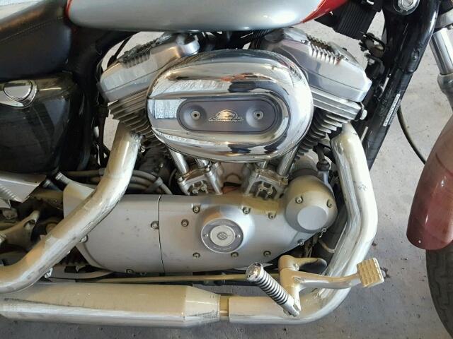 1HD4CJM114K409814 - 2004 HARLEY-DAVIDSON XL883 C MAROON photo 7