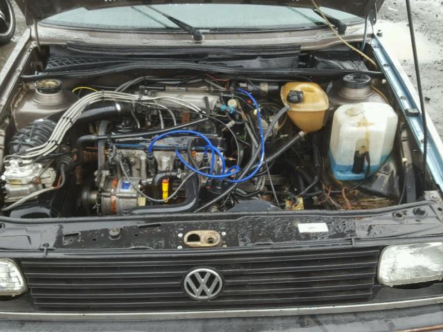 WVWGA0167FW605735 - 1985 VOLKSWAGEN JETTA GRAY photo 7