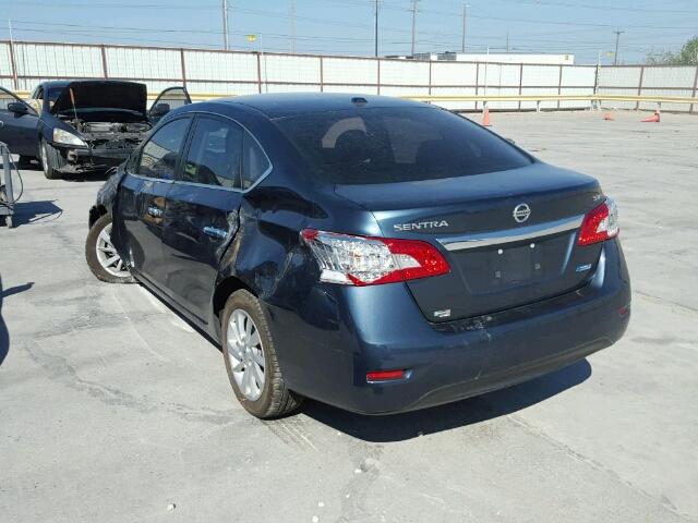 3N1AB7AP9EY311722 - 2014 NISSAN SENTRA S GRAY photo 3