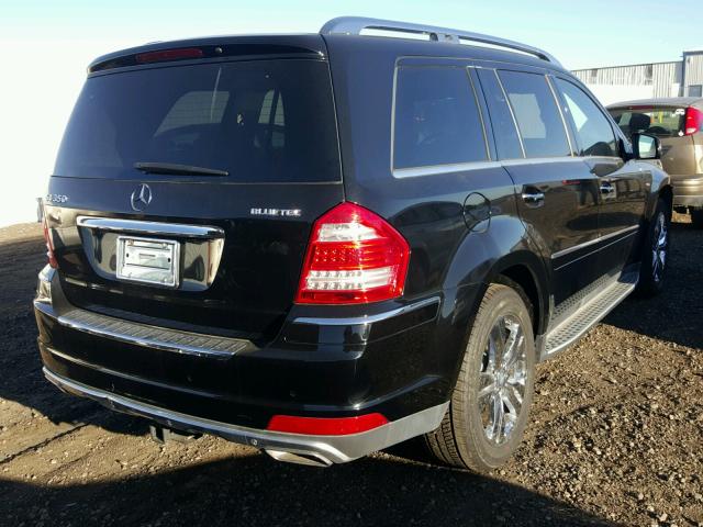 4JGBF2FE0CA794997 - 2012 MERCEDES-BENZ GL BLACK photo 4