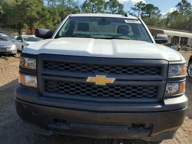 1GCNKPEC1FZ243669 - 2015 CHEVROLET SILVERADO WHITE photo 9