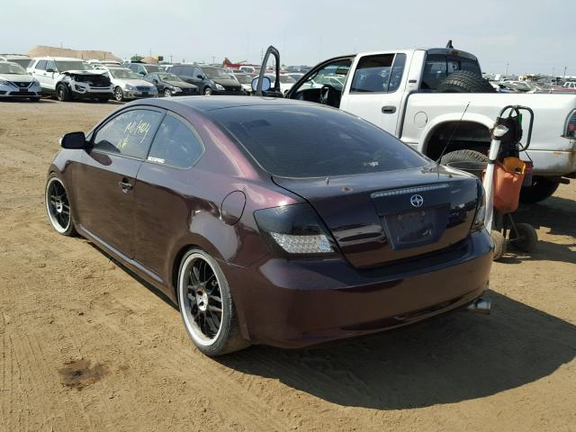 JTKDE167380241858 - 2008 TOYOTA SCION TC 紫色 照片 3