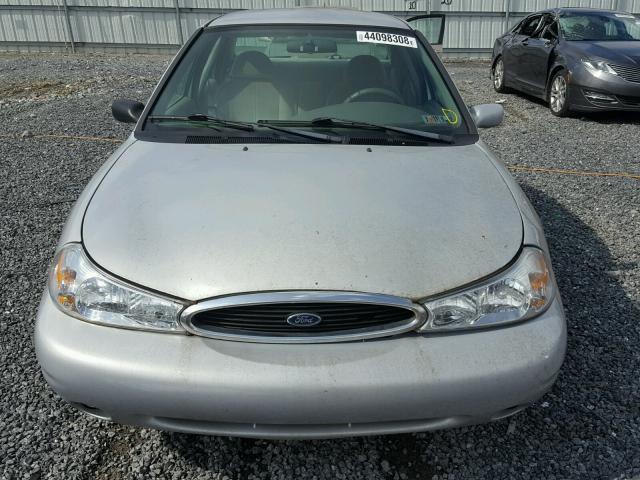 1FAFP663XXK217568 - 1999 FORD CONTOUR SE SILVER photo 9