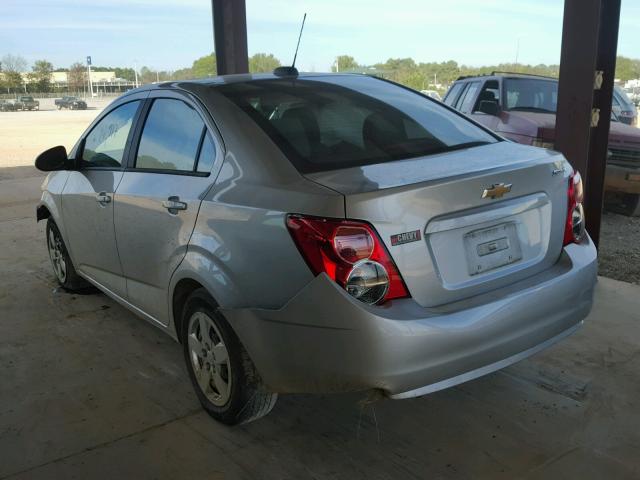 1G1JA5SH8G4109836 - 2016 CHEVROLET SONIC LS SILVER photo 3