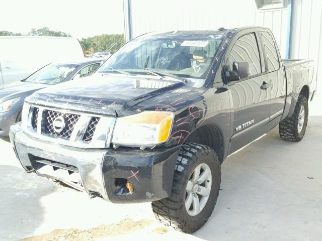 1N6BA06C68N311905 - 2008 NISSAN TITAN XE BLACK photo 2