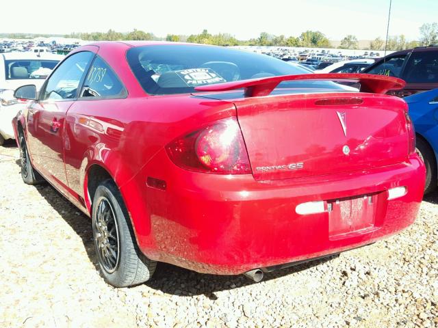 1G2AL15F577256607 - 2007 PONTIAC G5 RED photo 3