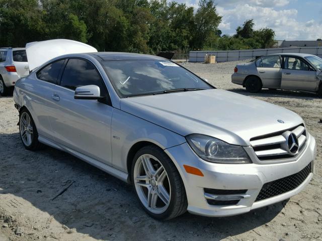 WDDGJ4HB2CF754484 - 2012 MERCEDES-BENZ C 250 SILVER photo 1